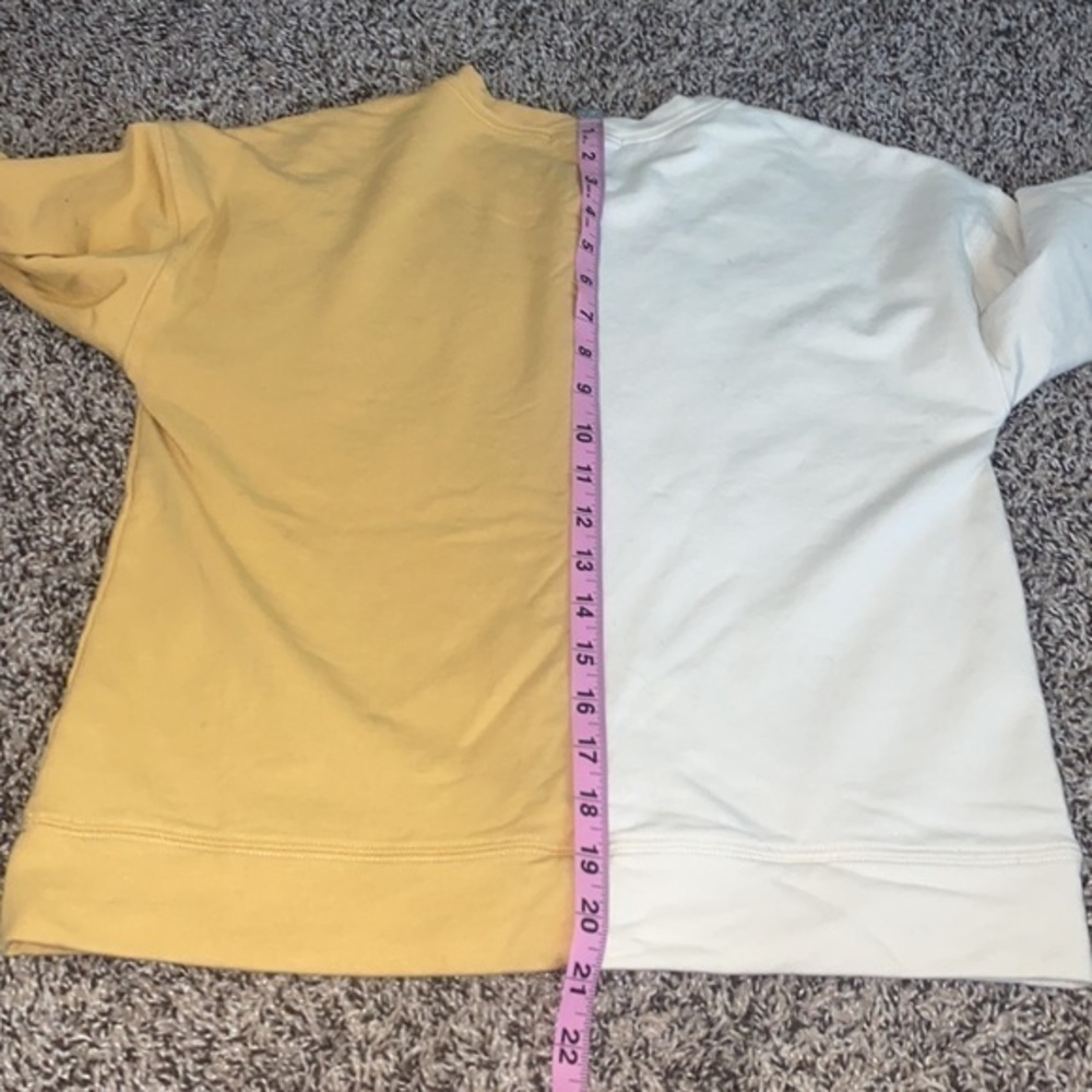 Marine Layer women’s xs cate colorblock two toned sweatshirt‎ - Picture 6 of 8